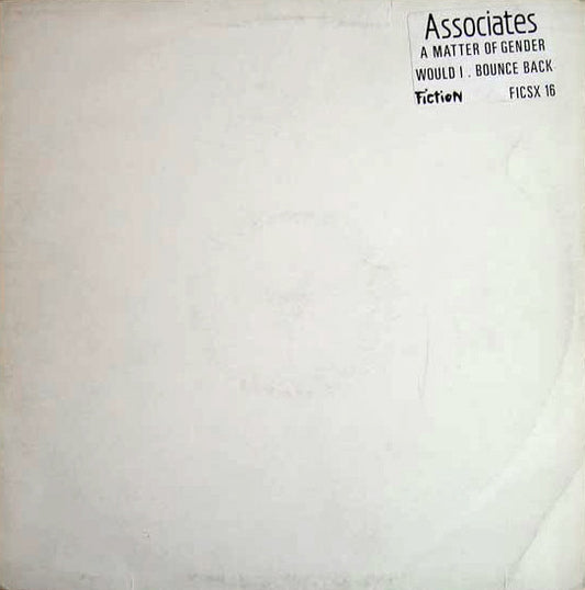 The Associates - A Matter Of Gender