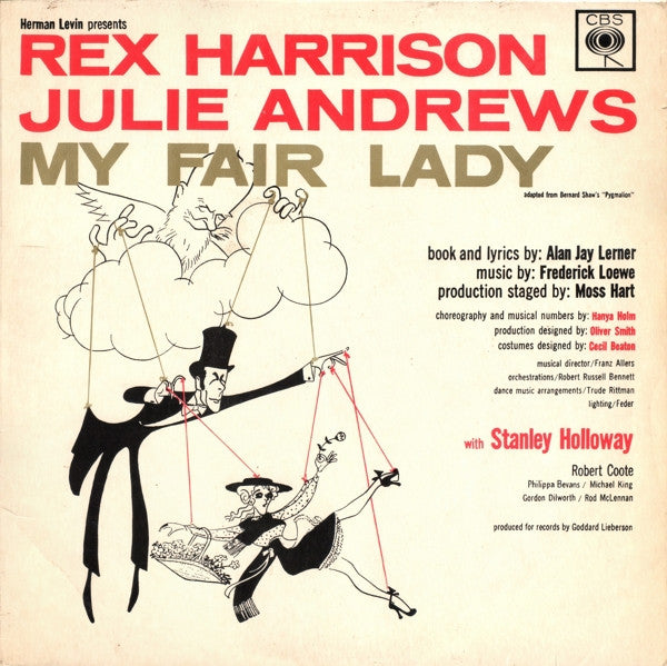 Rex Harrison, Julie Andrews With Stanley Holloway Music By Frederick Loewe - My Fair Lady