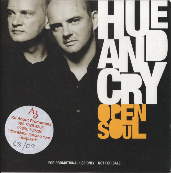 Hue & Cry – Open Soul [CD, Album, Promo]
