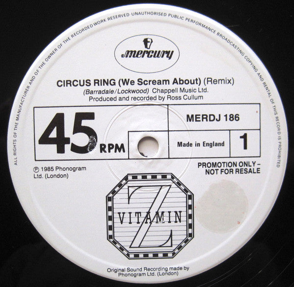 Vitamin Z - Circus Ring (We Scream About)
