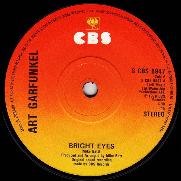 Art Garfunkel - Bright Eyes