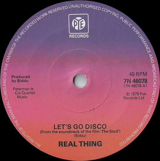 The Real Thing - Let's Go Disco