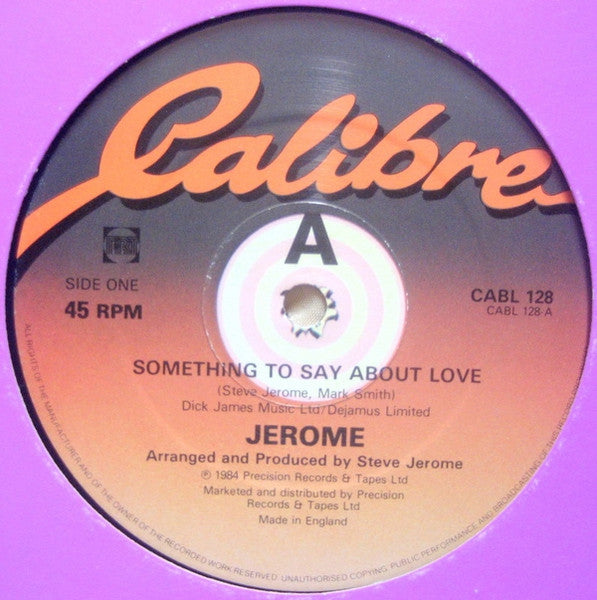 Steve Jerome (2) - Something To Say About Love