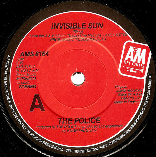 The Police - Invisible Sun