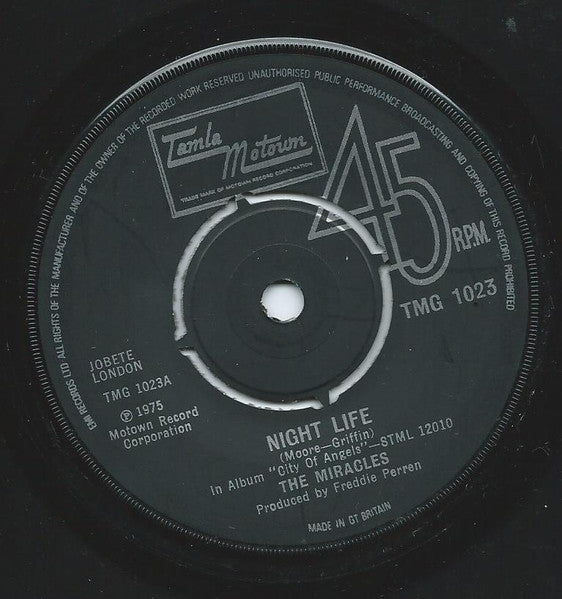 The Miracles - Night Life
