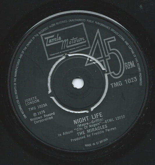 The Miracles - Night Life