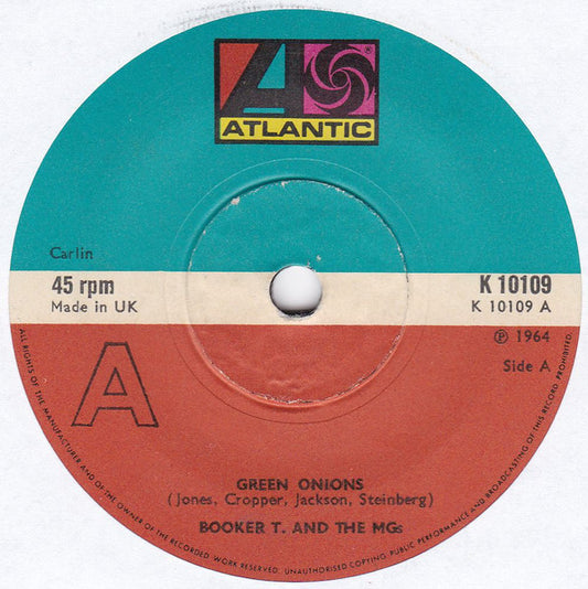 Booker T & The MG's - Green Onions / Boot Leg
