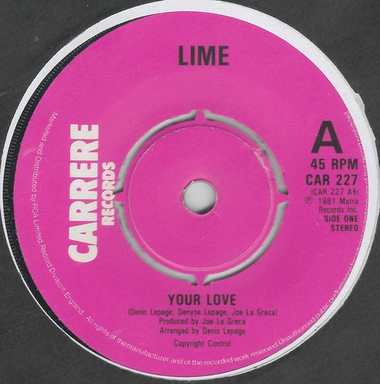 Lime (2) - Your Love