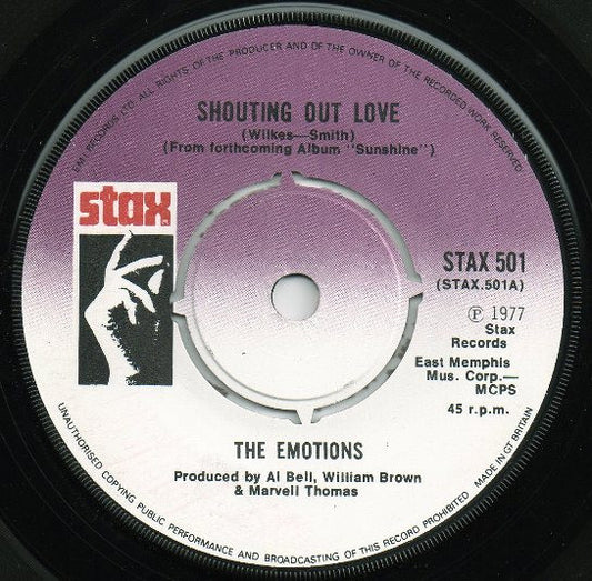 The Emotions - Shouting Out Love