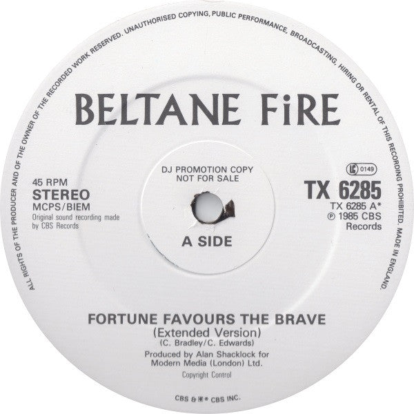 Beltane Fire - Fortune Favours The Brave