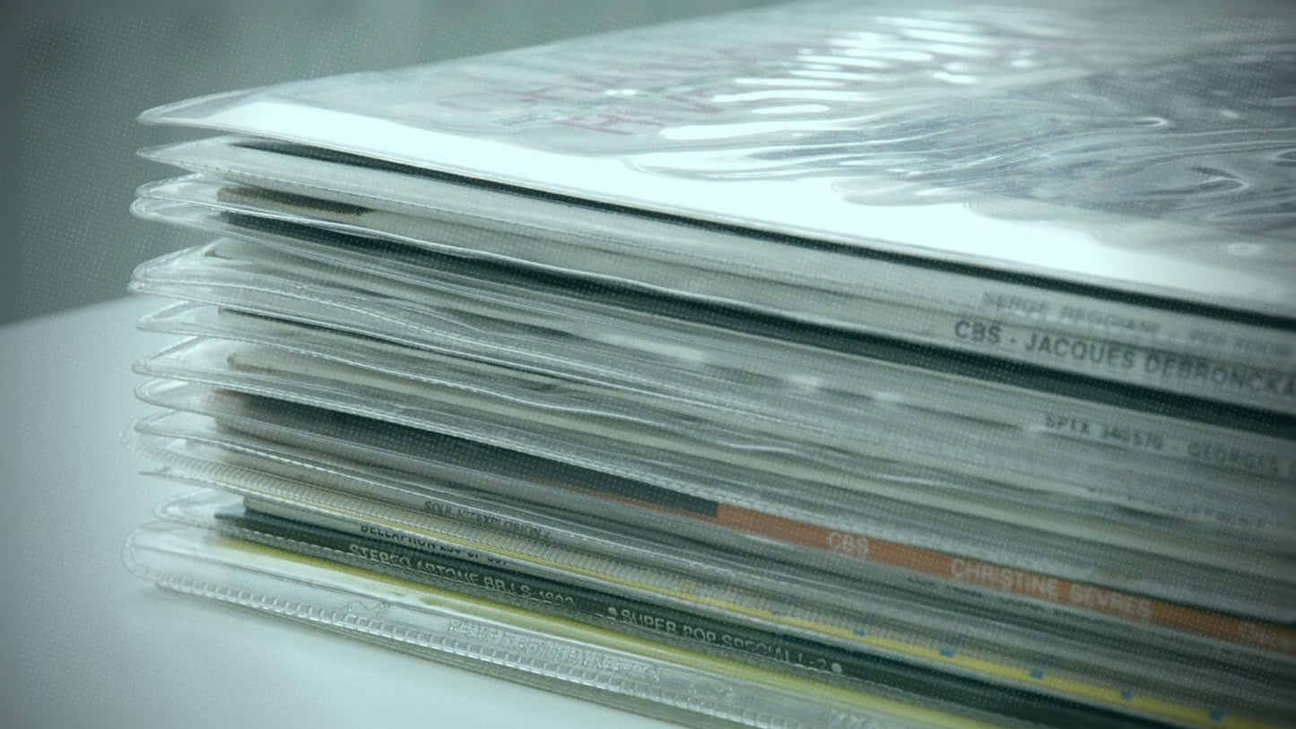10" PVC Outer Sleeves 180Mu for EPs - Thumb Cut