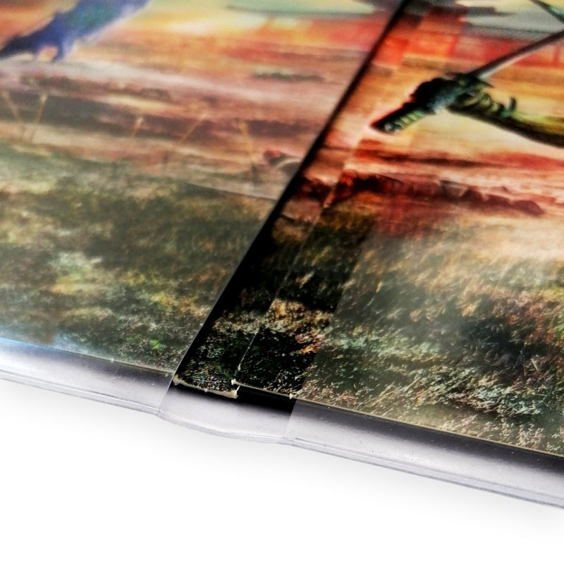 Premium 12" 140mu Double LP/Slim Gatefold PVC Glass Clear Outer Sleeves - 50
