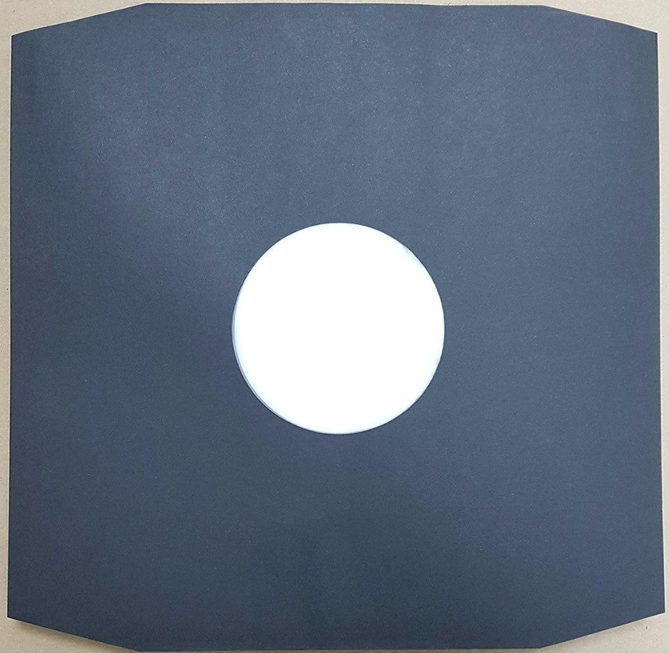 Premium 12" Poly Lined Black Paper Replacement Inner Sleeves - 20