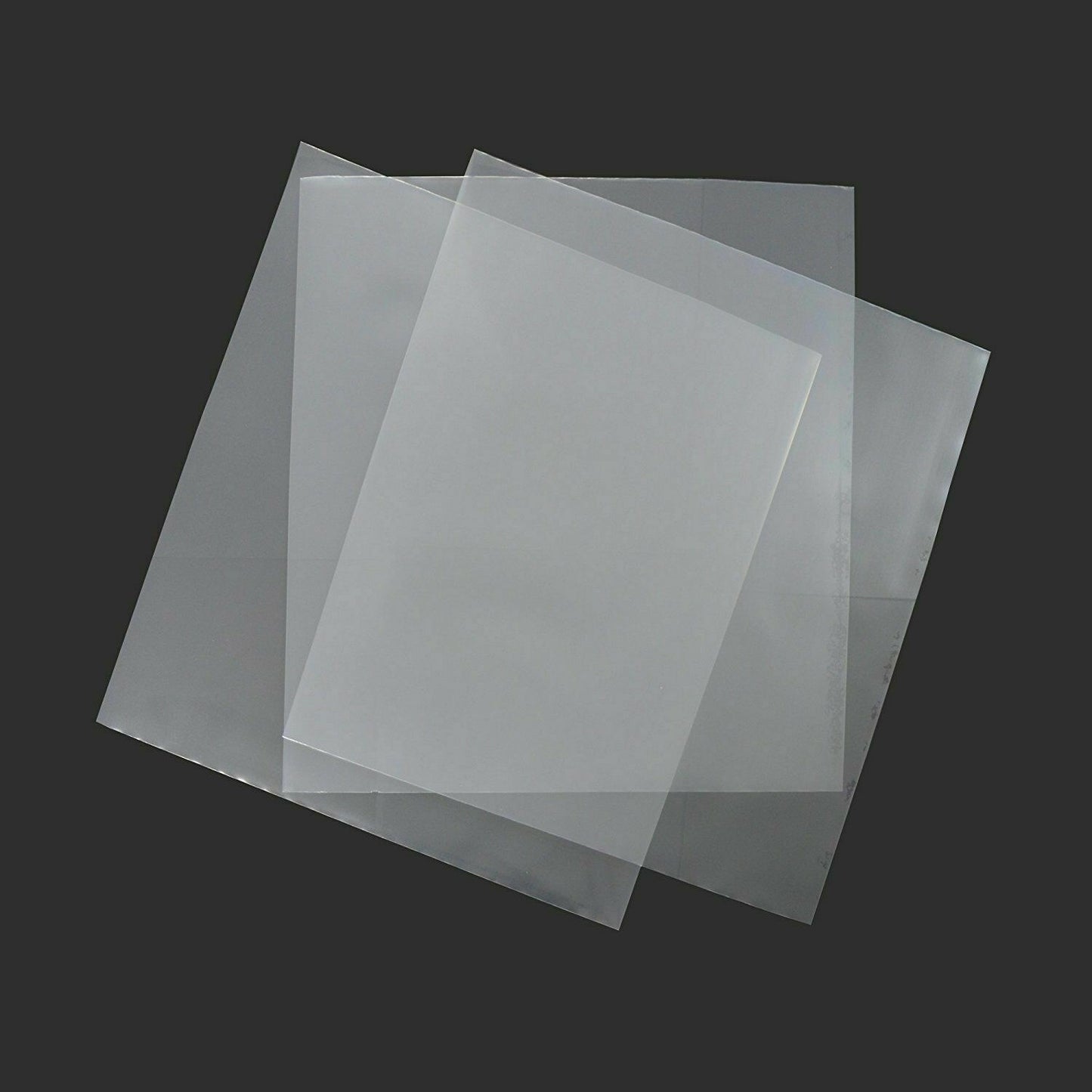 Premium 7" 450gsm Clear Polyethylene Outer Sleeves - 100