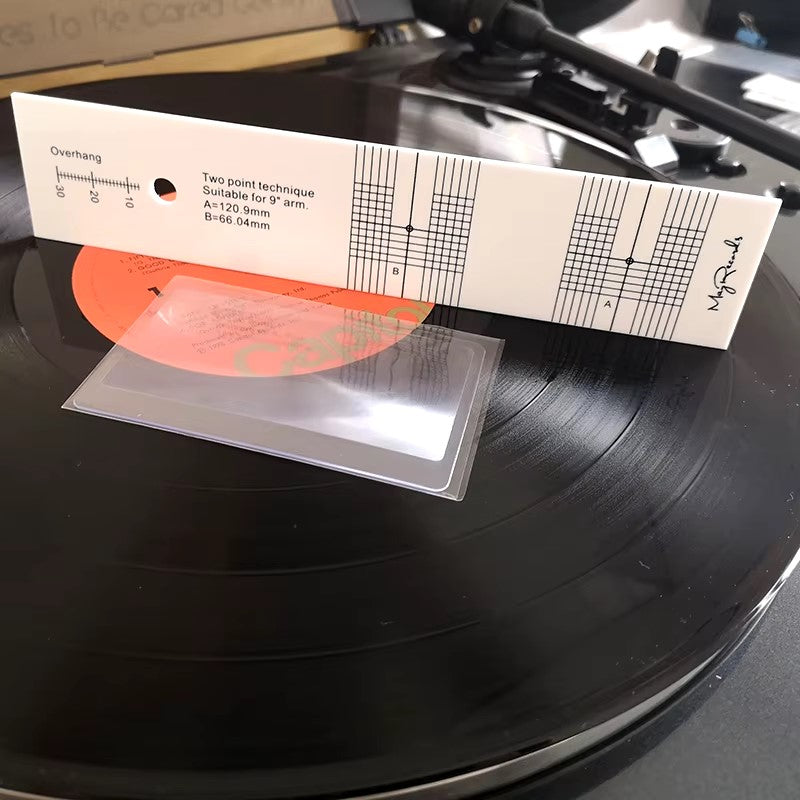 May Records Baerwald Turntable Alignment Protractor
