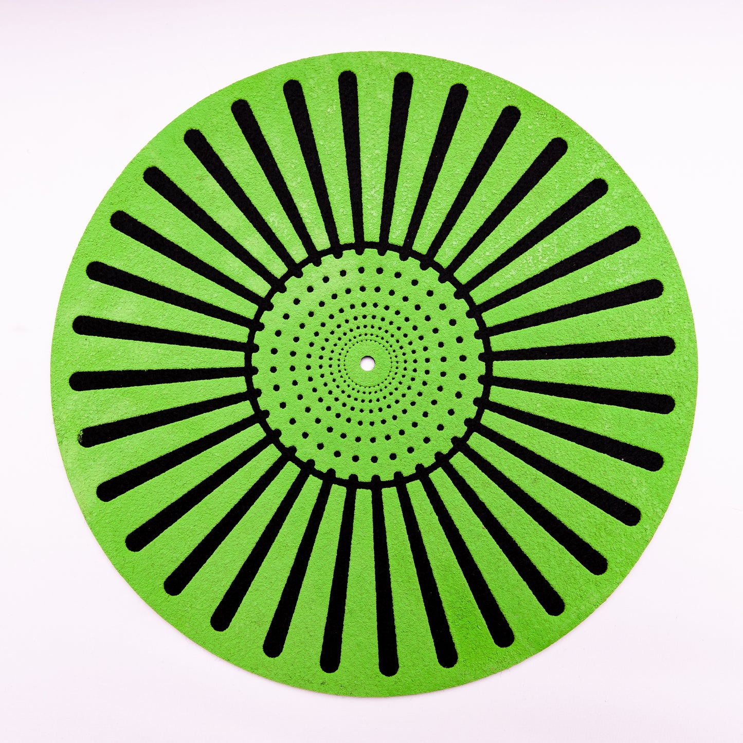 Airbag Felt & Rubber Turntable Platter Mat 3mm (Green)