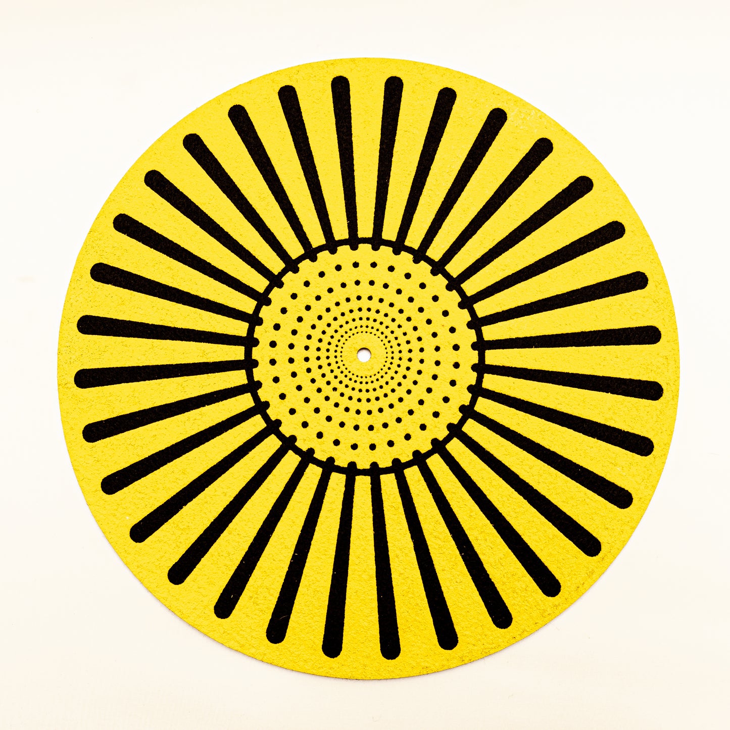 Airbag Felt & Rubber Turntable Platter Mat 3mm (Yellow)