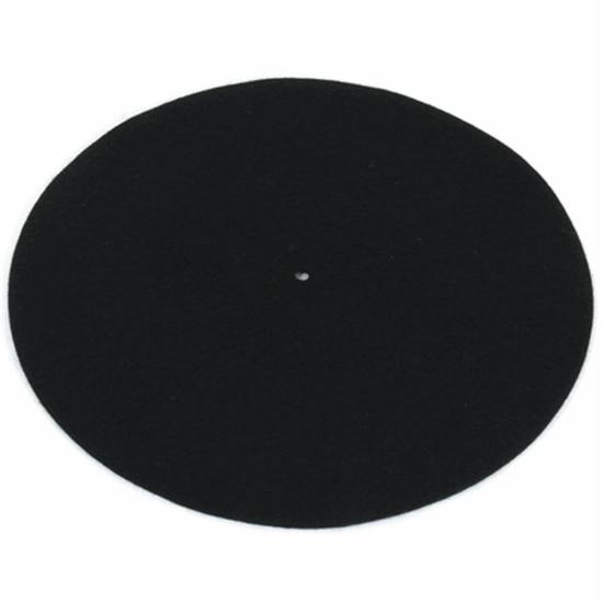 Elvon 12" Black Felt Turntable Slipmat 3mm
