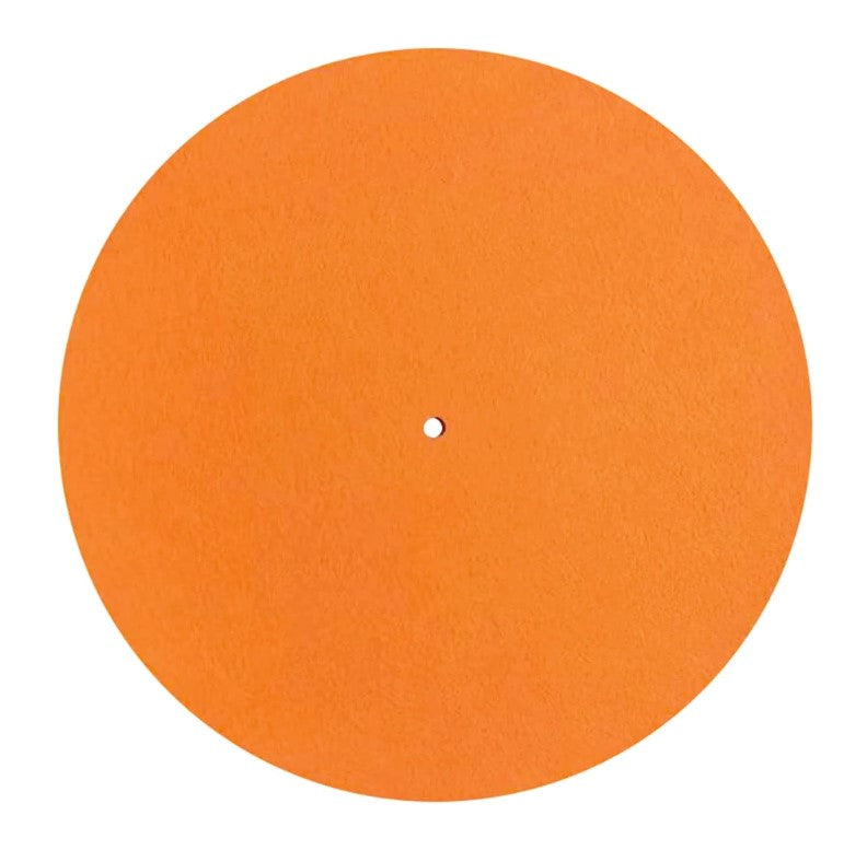 Elvon 12" Orange Felt Turntable Slipmat 3mm