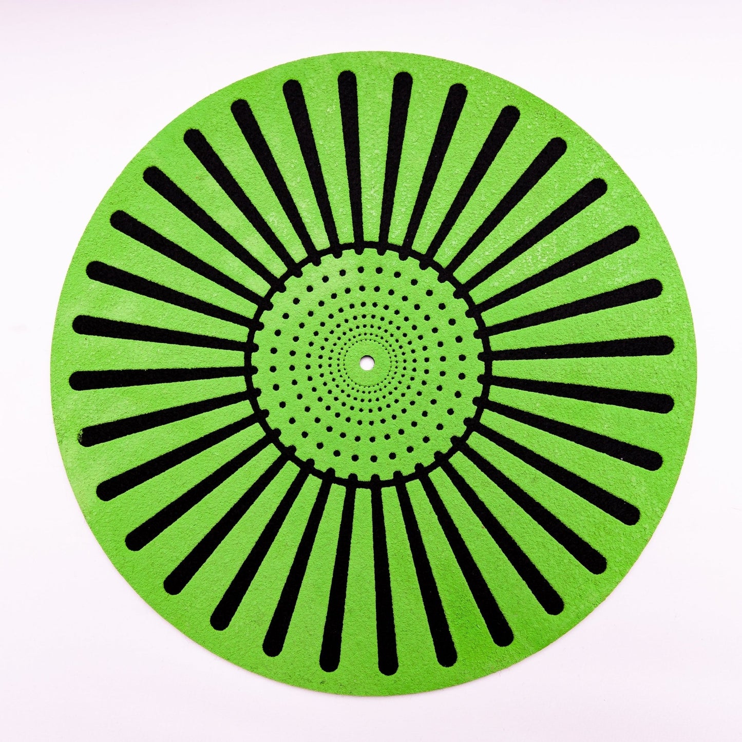 Airbag Felt & Rubber Turntable Platter Mat 3mm (Green) - laurelcanyonvinyl
