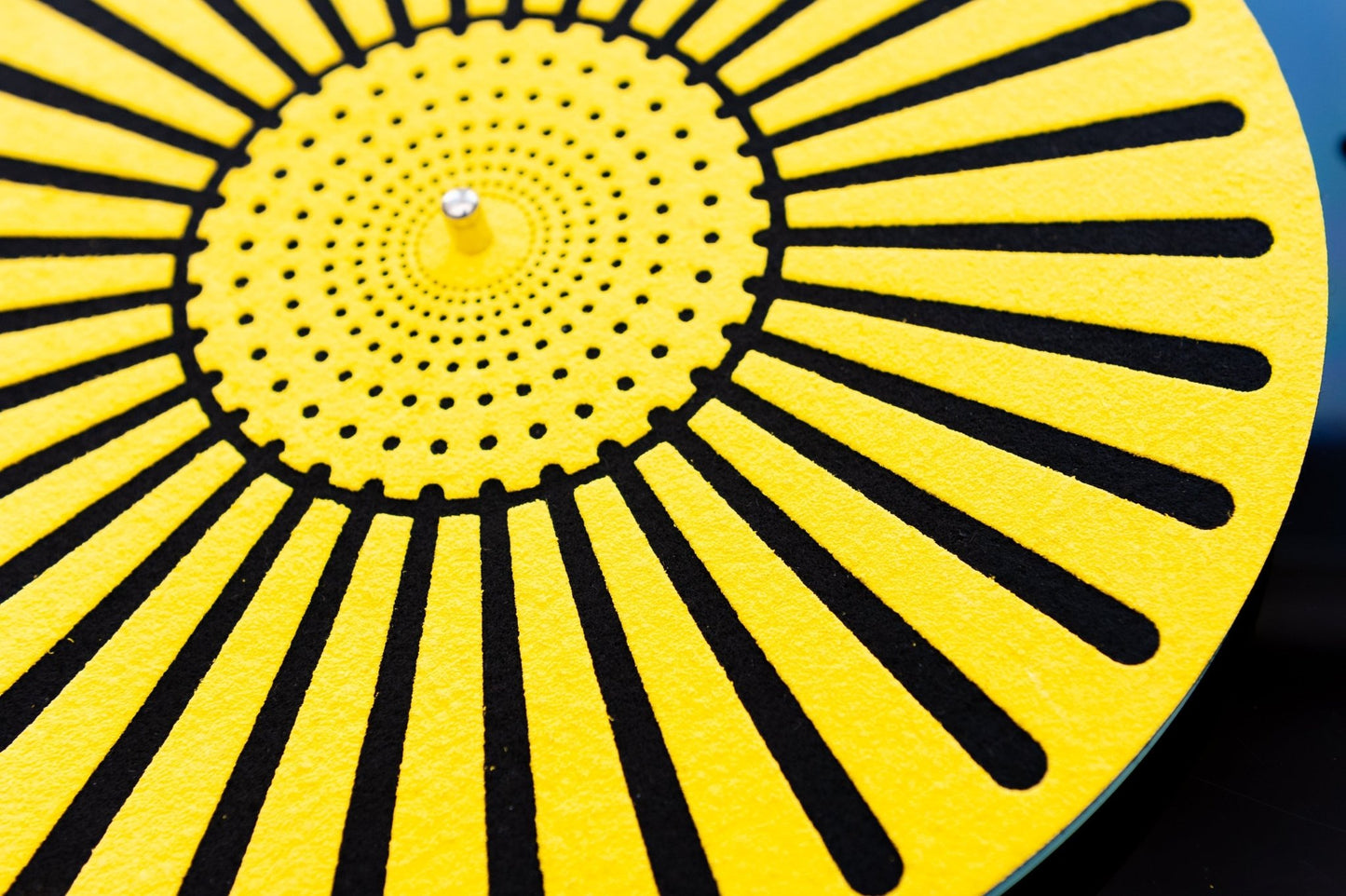 Airbag Felt & Rubber Turntable Platter Mat 3mm (Yellow) - laurelcanyonvinyl