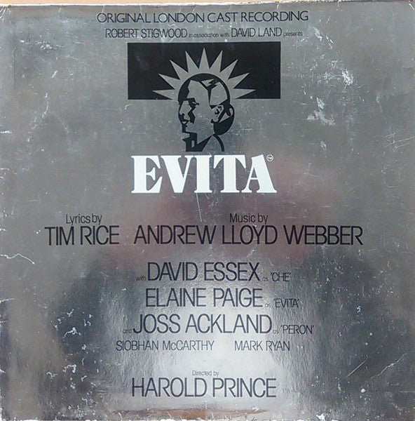 Andrew Lloyd Webber And Tim Rice - Evita: Original London Cast Recording - laurelcanyonvinyl