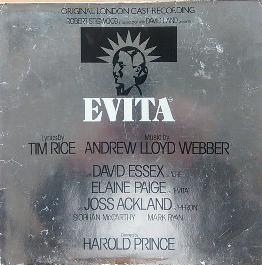 Andrew Lloyd Webber And Tim Rice - Evita: Original London Cast Recording - laurelcanyonvinyl