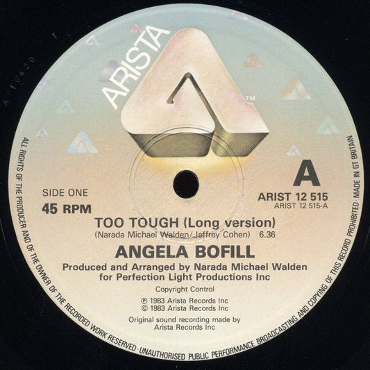 Angela Bofill - Too Tough (Long Version) - laurelcanyonvinyl