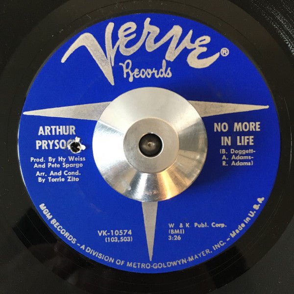 Arthur Prysock - No More In Life / A Working Man's Prayer - laurelcanyonvinyl