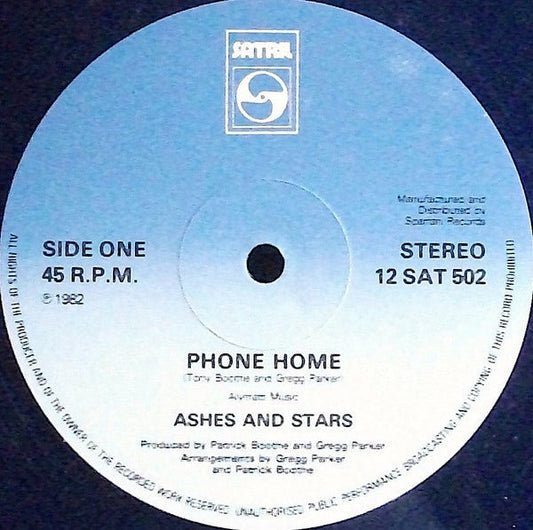 Ashes And Stars - Phone Home - laurelcanyonvinyl