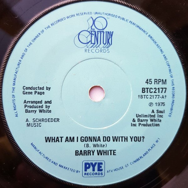 Barry White - What Am I Gonna Do With You? - laurelcanyonvinyl