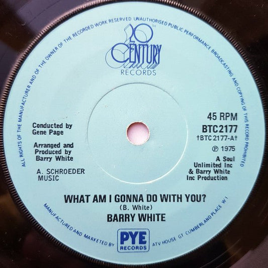 Barry White - What Am I Gonna Do With You? - laurelcanyonvinyl