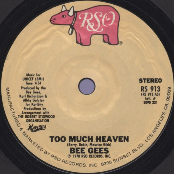 Bee Gees - Too Much Heaven - laurelcanyonvinyl