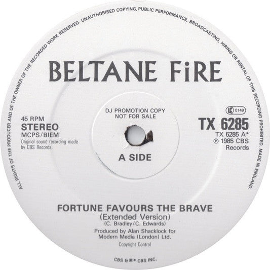 Beltane Fire - Fortune Favours The Brave - laurelcanyonvinyl