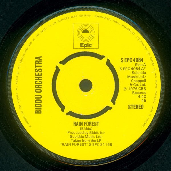 Biddu Orchestra - Rain Forest - laurelcanyonvinyl