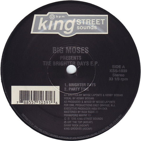 Big Moses - The Brighter Days E.P. - laurelcanyonvinyl