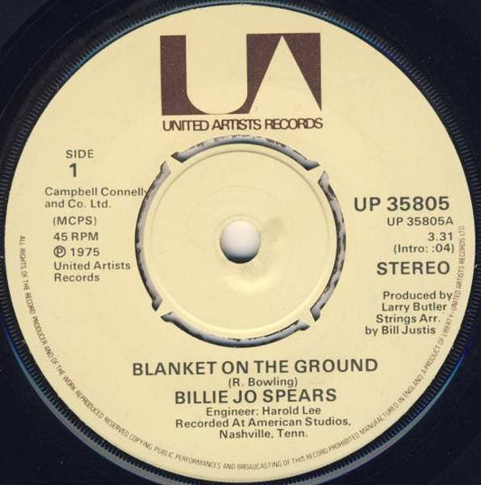 Billie Jo Spears - Blanket On The Ground - laurelcanyonvinyl