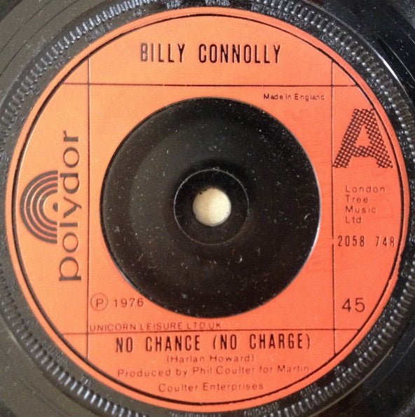 Billy Connolly - No Chance (No Charge) - laurelcanyonvinyl