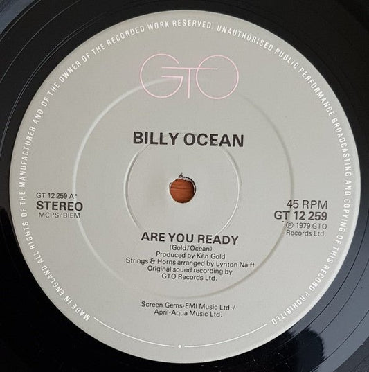 Billy Ocean - Are You Ready - laurelcanyonvinyl