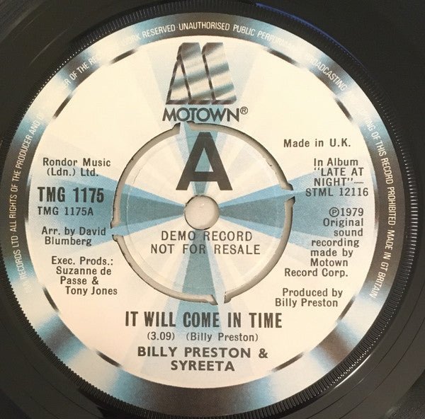 Billy Preston & Syreeta - It Will Come In Time - laurelcanyonvinyl