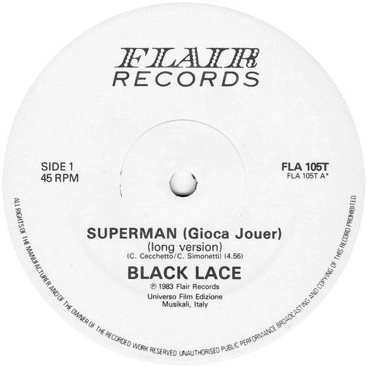 Black Lace - Superman (Gioca Jouer) - laurelcanyonvinyl