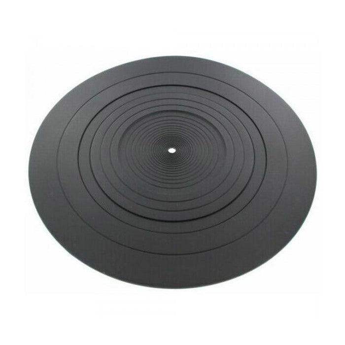 Black Silicone Rubber 12" Platter Mat - laurelcanyonvinyl