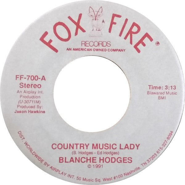 Blanche Hodges - Country Music Lady - laurelcanyonvinyl