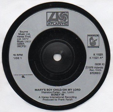 Boney M. - Mary's Boy Child/Oh My Lord - laurelcanyonvinyl