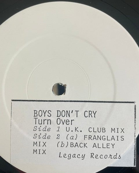 Boys Don't Cry - Turn Over - laurelcanyonvinyl