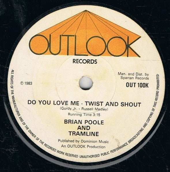 Brian Poole And Tramline (3) - Do You Love Me - Twist And Shout / Time And Tide - laurelcanyonvinyl
