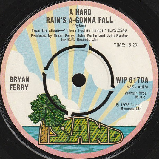 Bryan Ferry - A Hard Rain's A-Gonna Fall - laurelcanyonvinyl