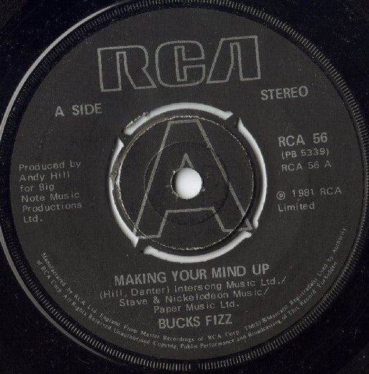 Bucks Fizz - Making Your Mind Up - laurelcanyonvinyl