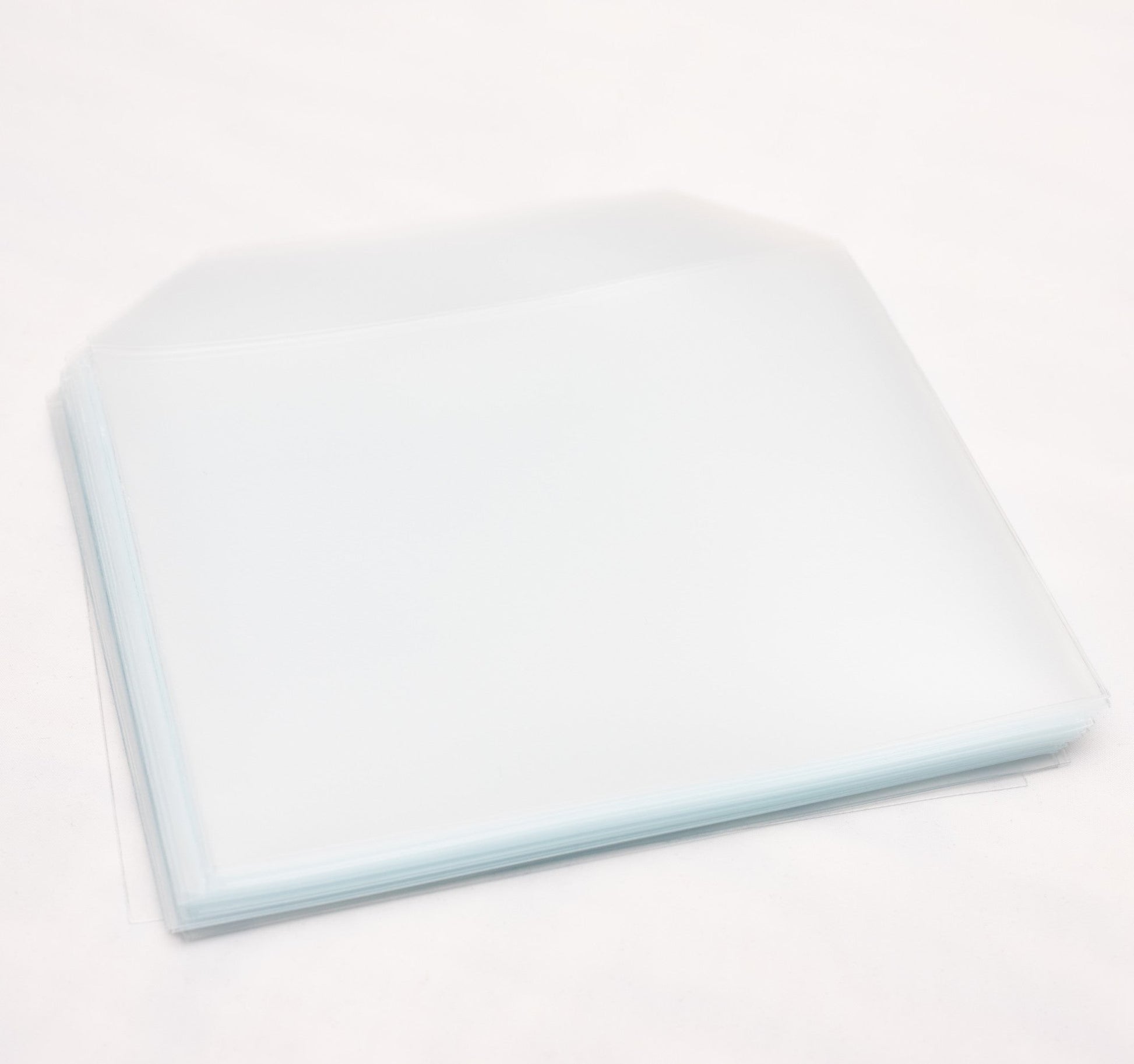 CD Case Replacement Sleeves Glass Clear Polypropylene Wallets - laurelcanyonvinyl