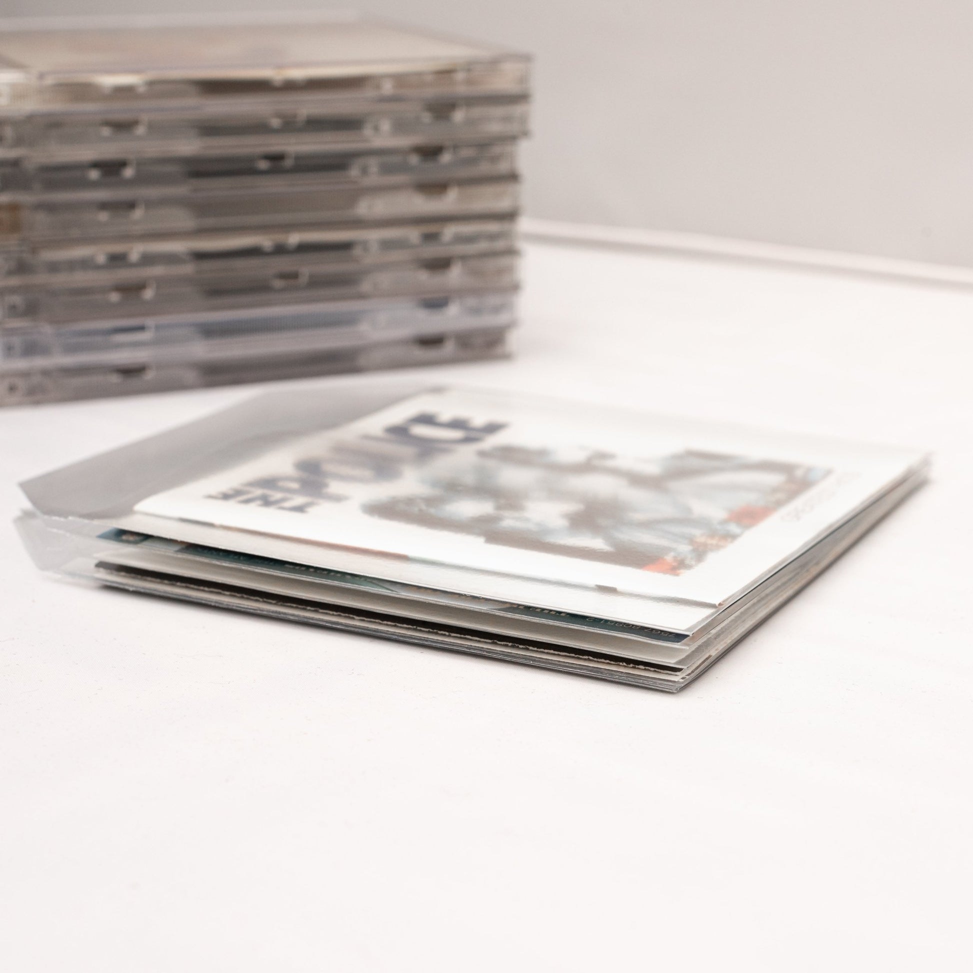 CD Case Replacement Sleeves Glass Clear Polypropylene Wallets - laurelcanyonvinyl